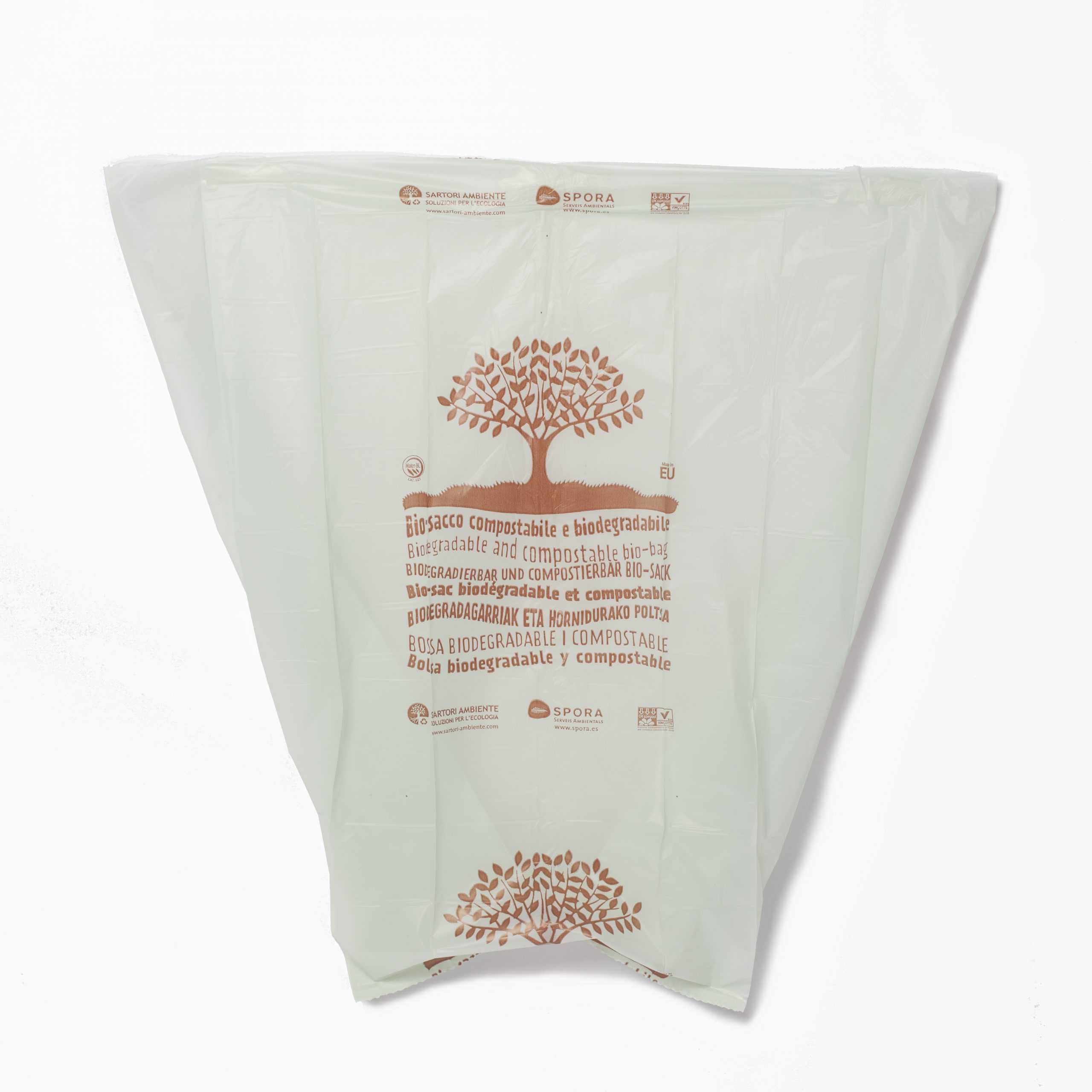 Rollo 10 bolsas compostables de 70 x 70 cm. - Geociclos