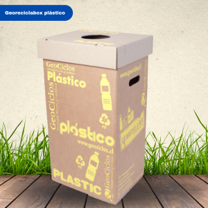 Contenedor reciclaje GeoReciclaBox Plástico