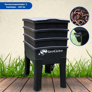 Vermicompostador Worm Café 100 litros (3 bandejas)