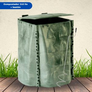 Compostador 310 Lts. + Bastón aireador