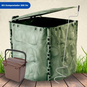 Set Compostaje Huerto Jardín 200 Lts