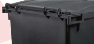 Contenedor reciclaje 1100 litros - Verde - Imagen 3