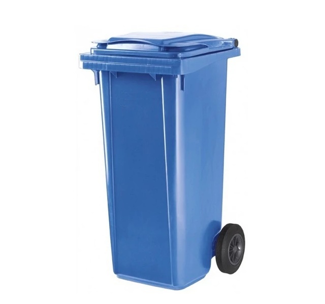 Contenedor reciclaje de 120 Lts. azul