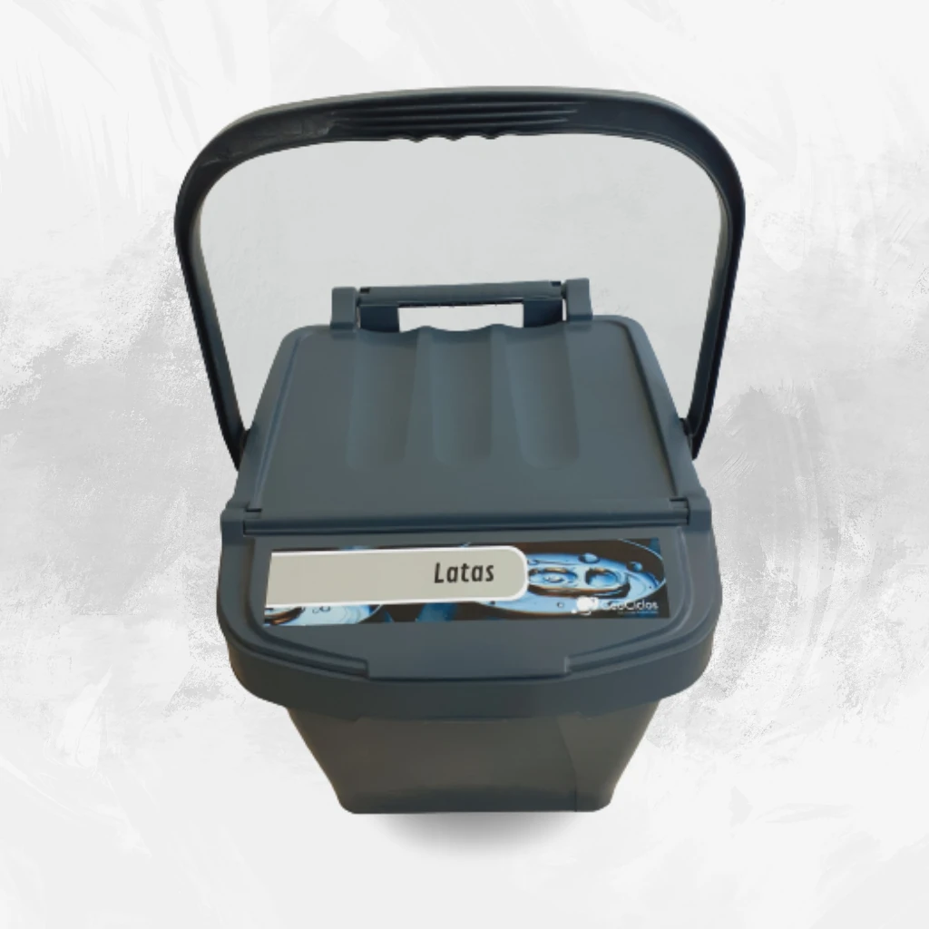 Contenedor reciclaje  Urba Plus 40 Lts. Gris