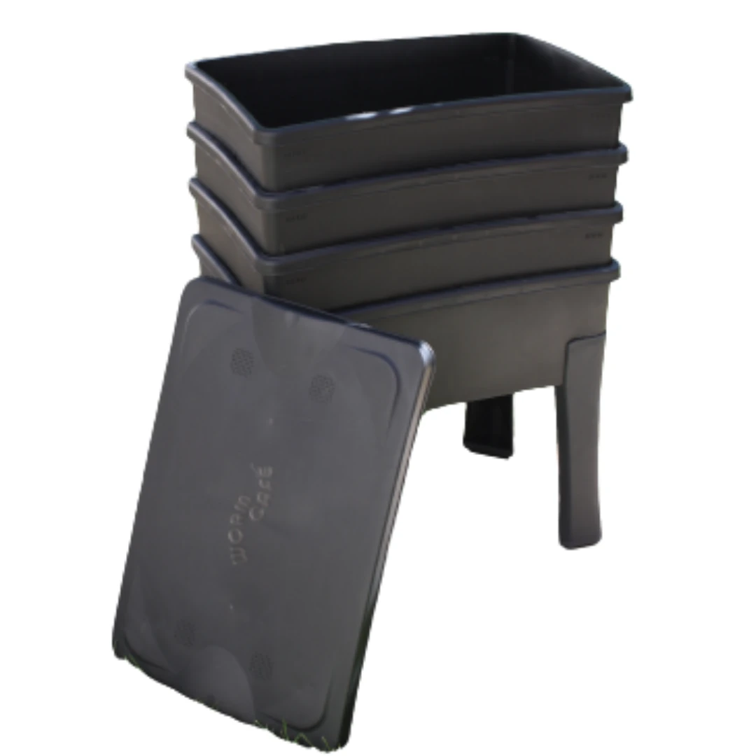 Set Vermicompostaje Worm Café 100 litros (3 bandejas) - Imagen 6